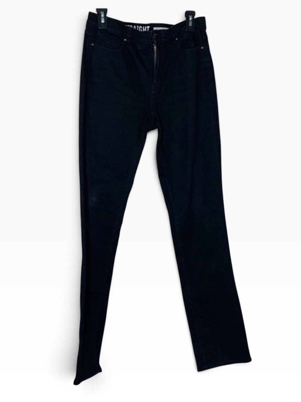 DKNYC women’s Slim Straight Jeans in Black